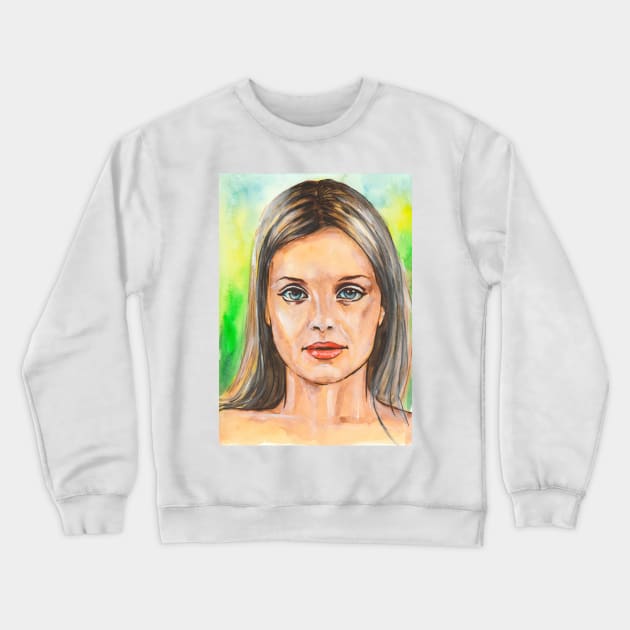 Mena Suvari Crewneck Sweatshirt by Svetlana Pelin